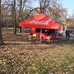 Кофейня на стадионе