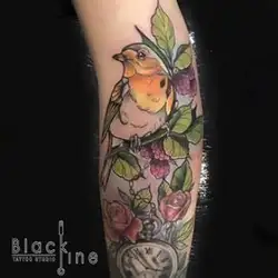 Black Line Tattoo