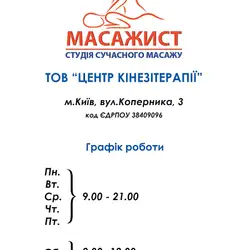 Масажист - Коперника